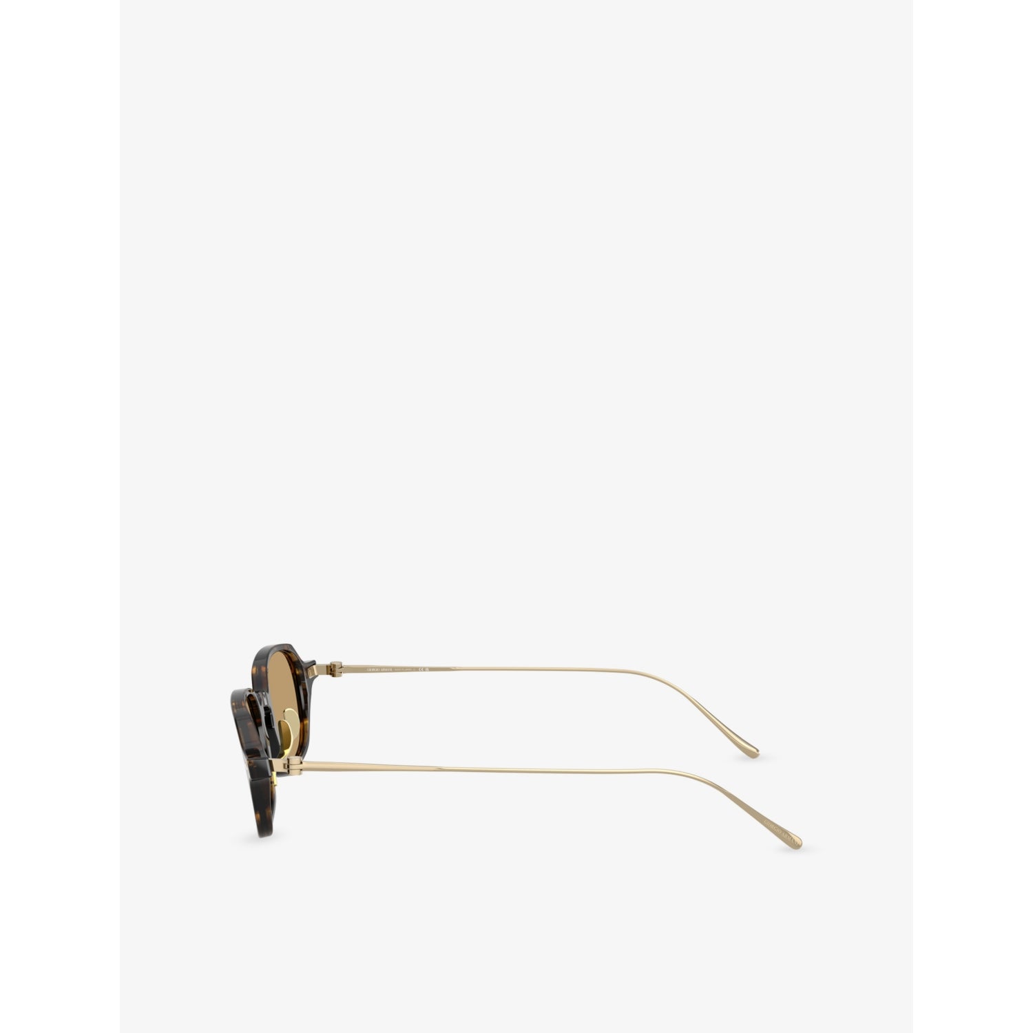 Giorgio Armani rectangular acetate sunglasses with tortoiseshell finish, UK version