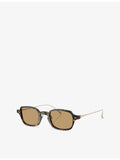 Giorgio Armani rectangular acetate sunglasses with tortoiseshell finish, UK version