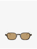 Giorgio Armani rectangular acetate sunglasses with tortoiseshell finish, UK version