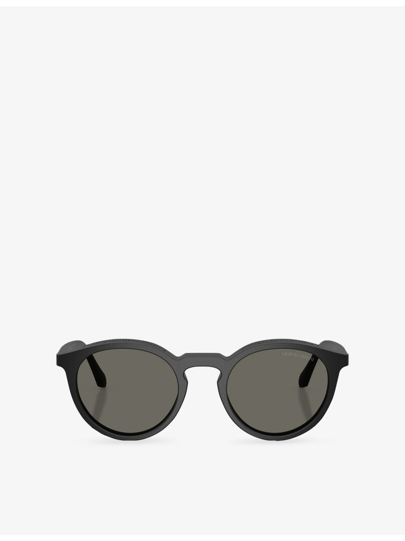 Giorgio Armani AR8230U round-frame acetate sunglasses (British brand)