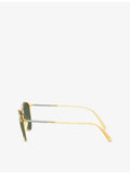 Giorgio Armani AR8233U round-frame acetate sunglasses, imported from the UK