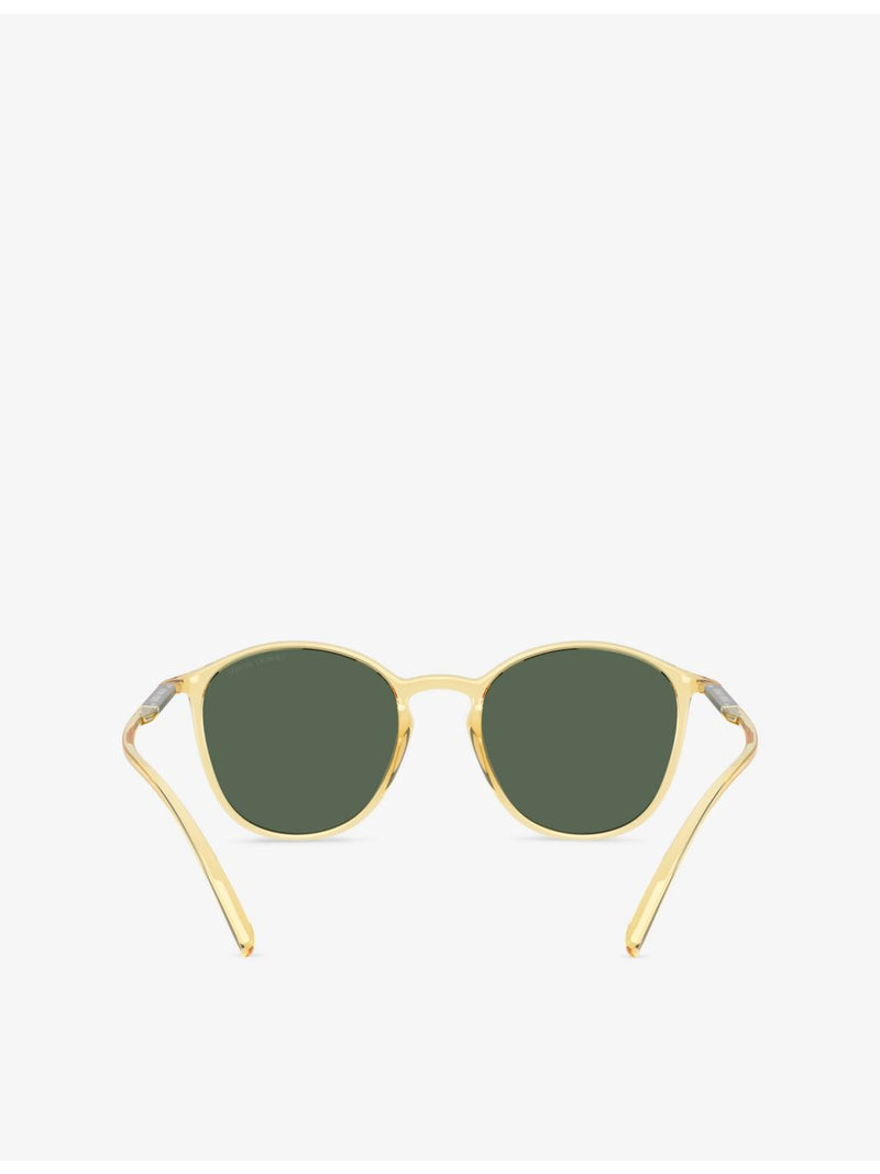 Giorgio Armani AR8233U round-frame acetate sunglasses, imported from the UK