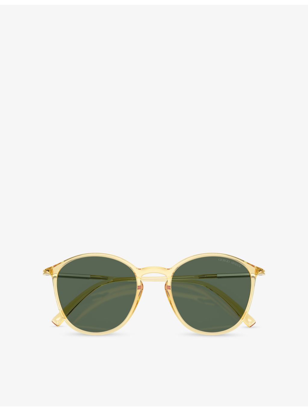 Giorgio Armani AR8233U round-frame acetate sunglasses, imported from the UK