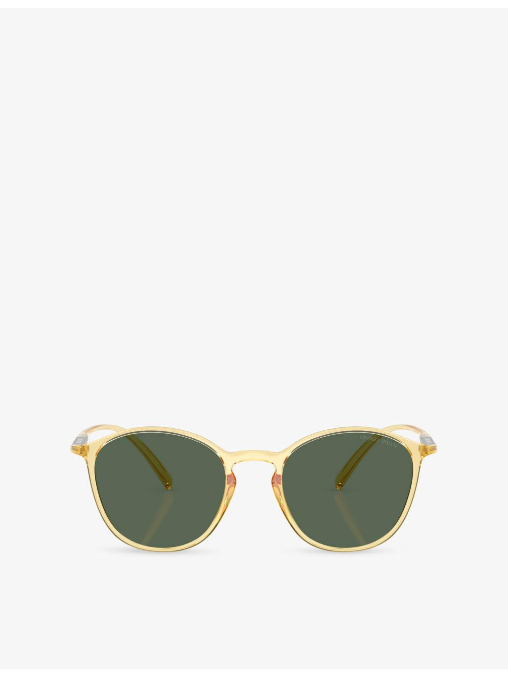 Giorgio Armani AR8233U round-frame acetate sunglasses, imported from the UK