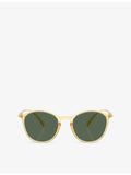 Giorgio Armani AR8233U round-frame acetate sunglasses, imported from the UK