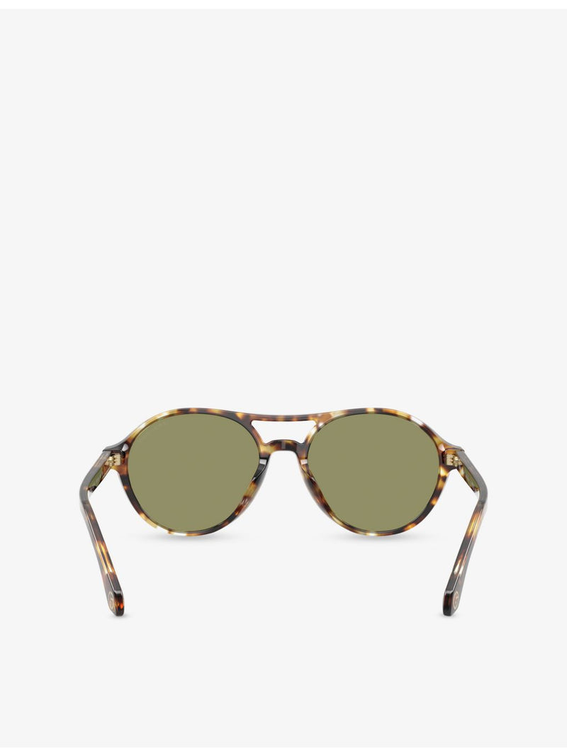 Giorgio Armani AR8236U round-frame acetate sunglasses - British product