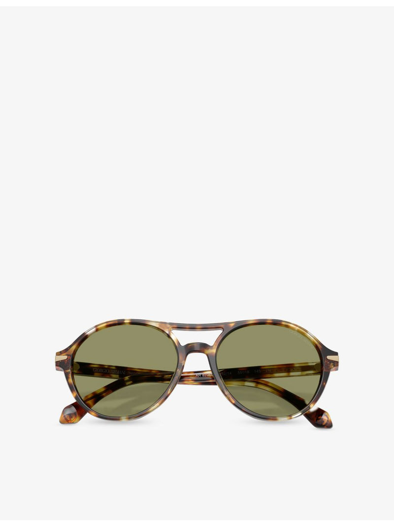 Giorgio Armani AR8236U round-frame acetate sunglasses - British product