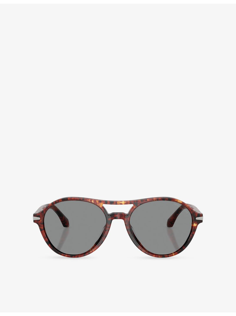 Giorgio Armani round-frame acetate sunglasses AR8236U - British product