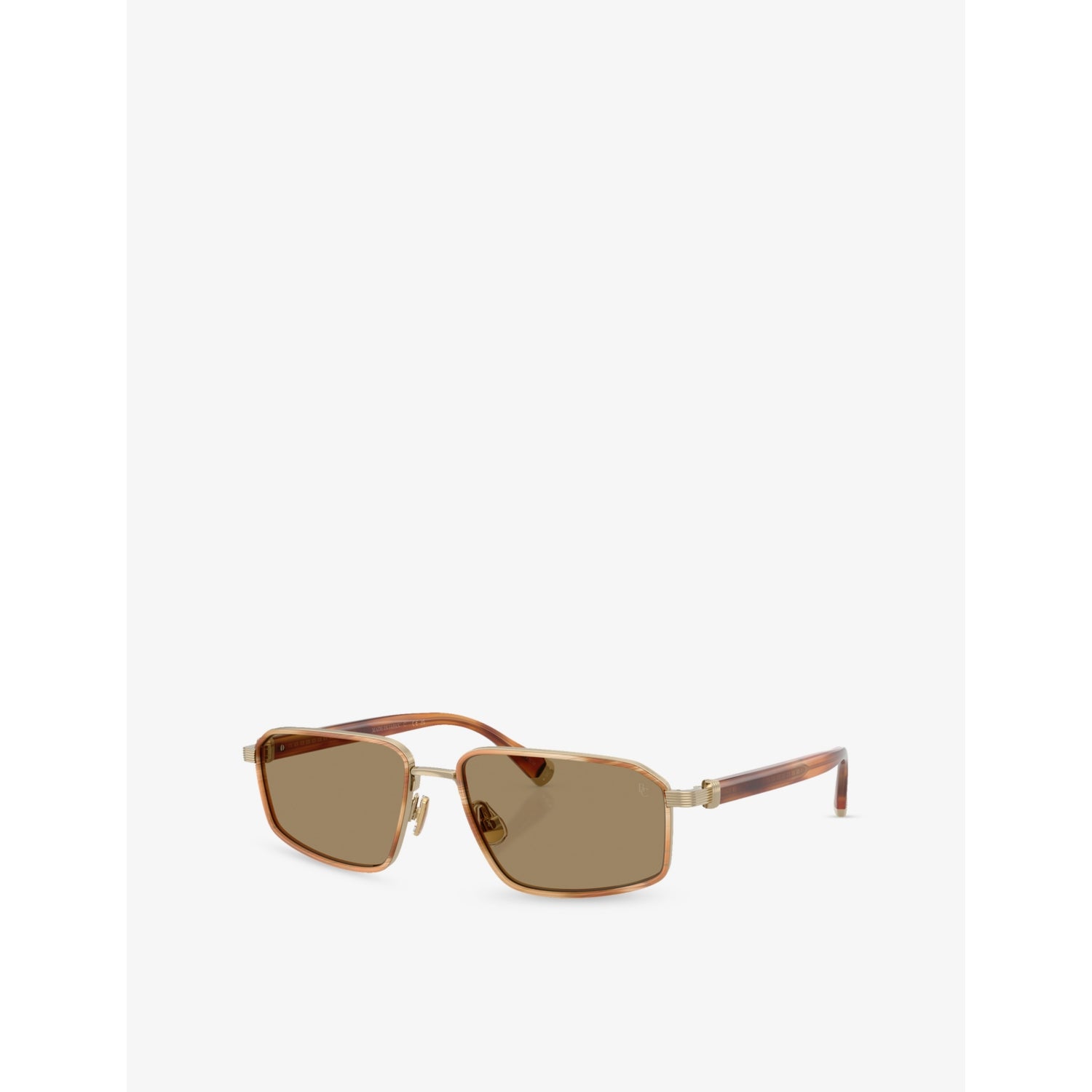 Brunello Cucinelli rectangular metal sunglasses BC2009ST - British product