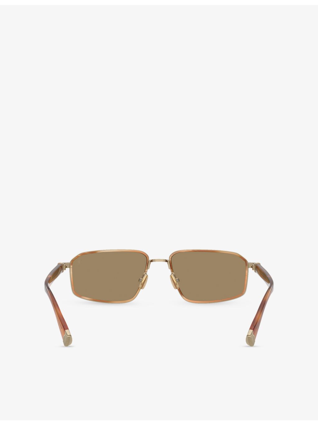 Brunello Cucinelli rectangular metal sunglasses BC2009ST - British product