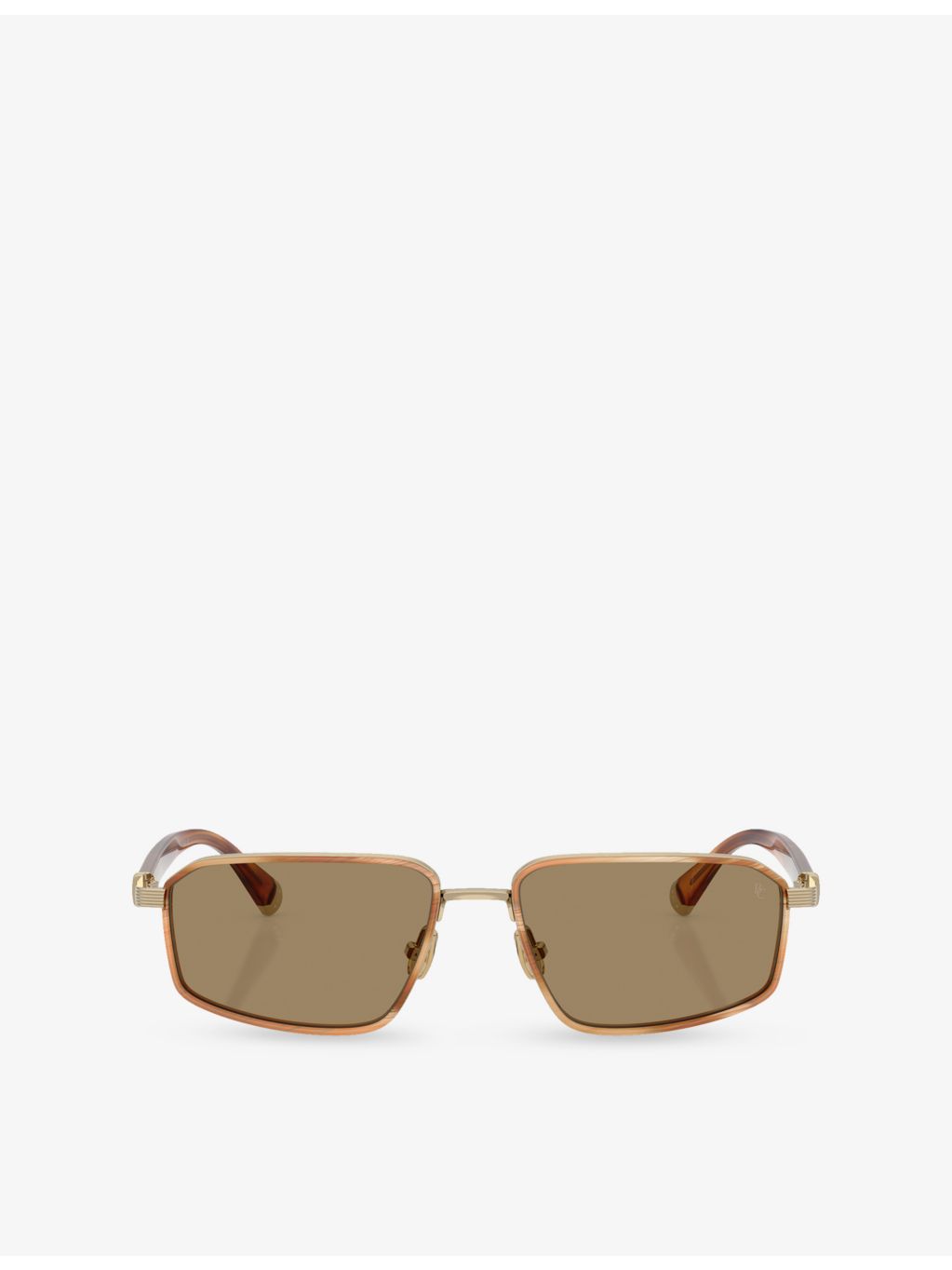 Brunello Cucinelli rectangular metal sunglasses BC2009ST - British product
