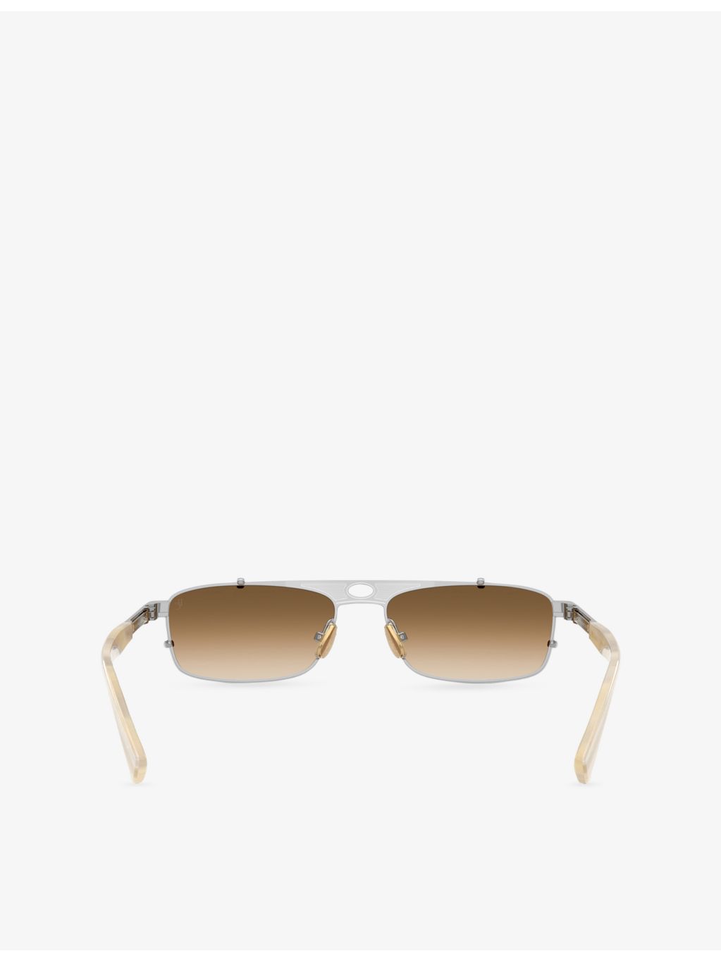 Brunello Cucinelli Paloma rectangle metal sunglasses, UK version