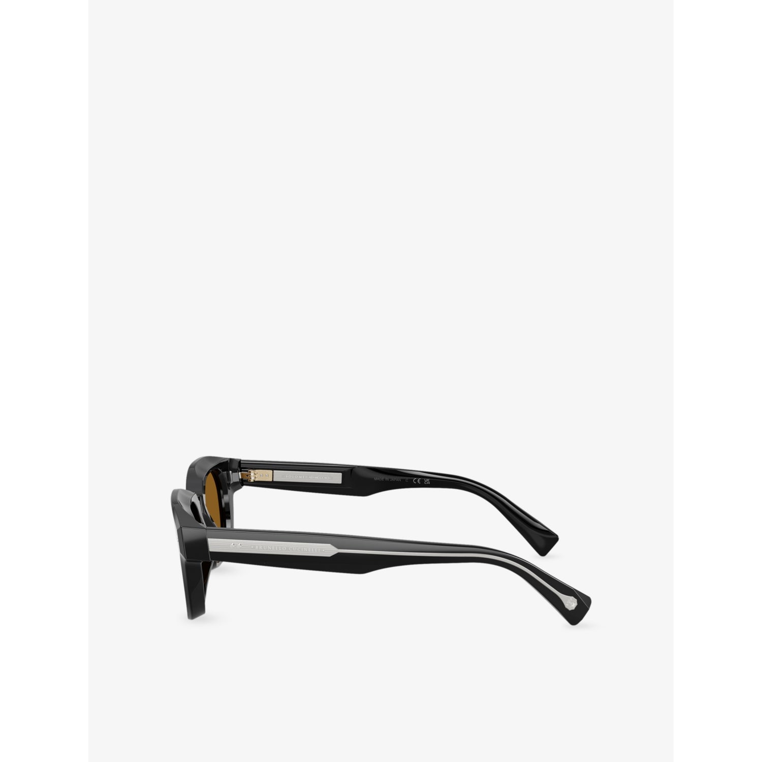 Brunello Cucinelli BC4018S rectangular acetate sunglasses, UK version
