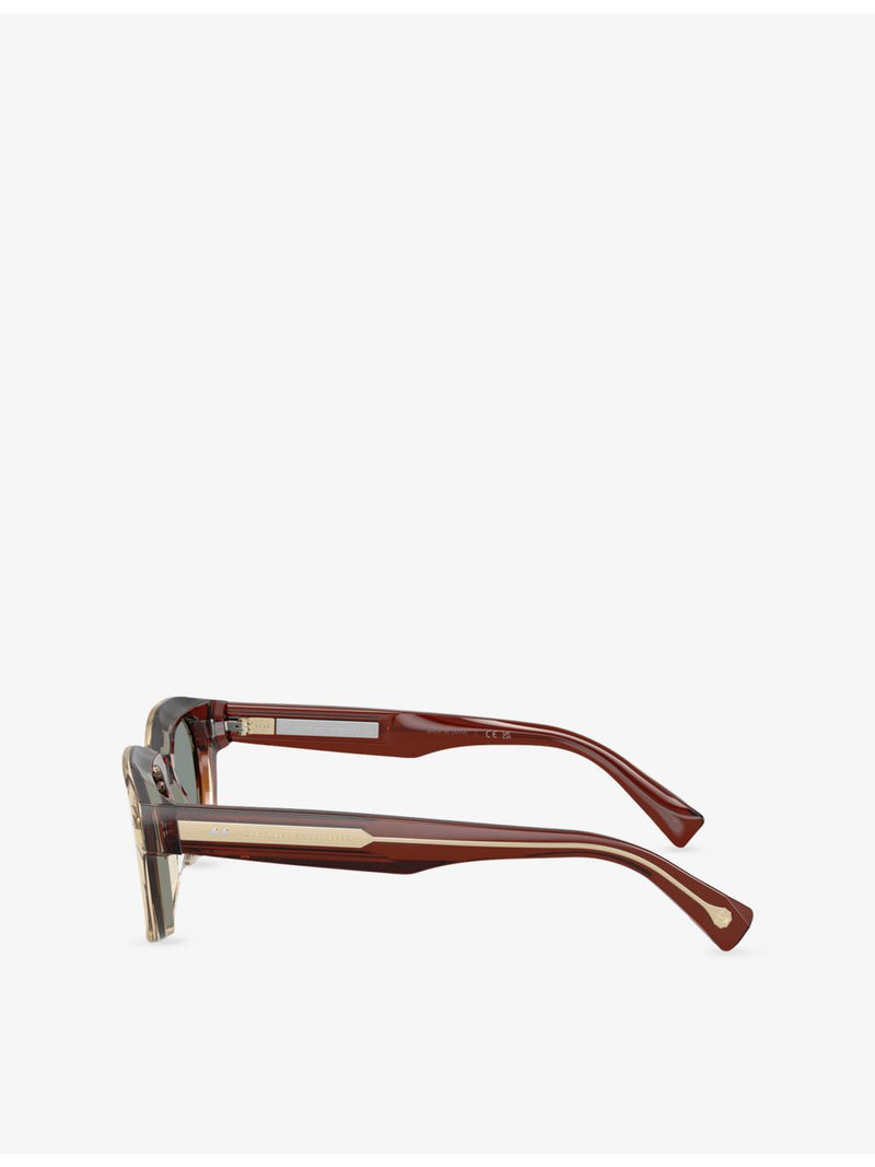 Brunello Cucinelli BC4018S rectangle-frame acetate sunglasses, UK version