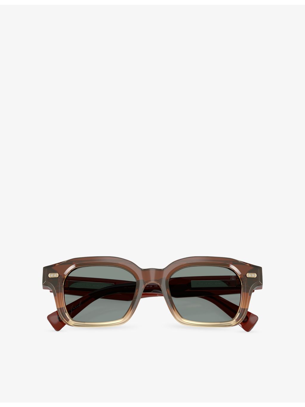 Brunello Cucinelli BC4018S rectangle-frame acetate sunglasses, UK version