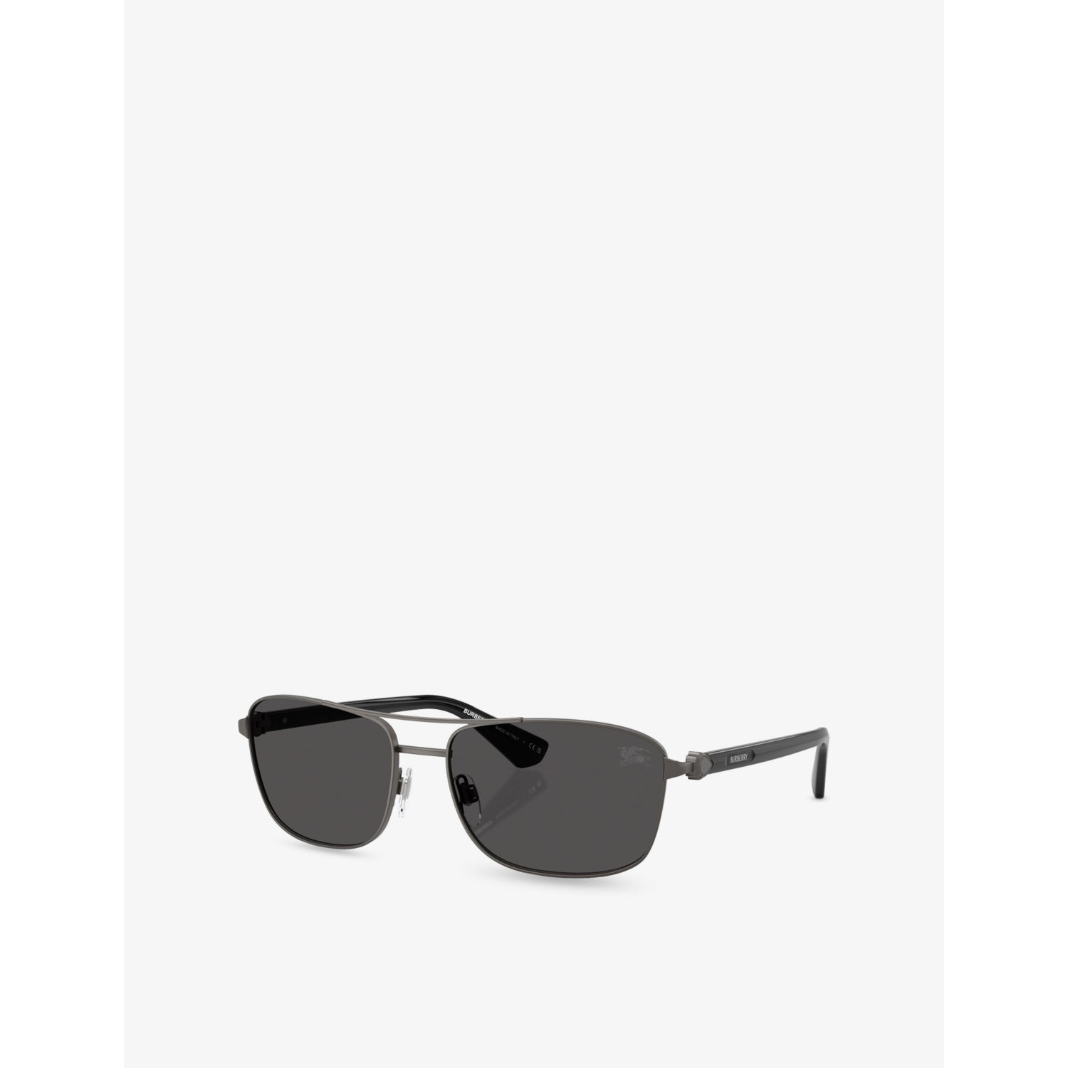 Burberry BE3163 rectangle-frame metal sunglasses (British brand)
