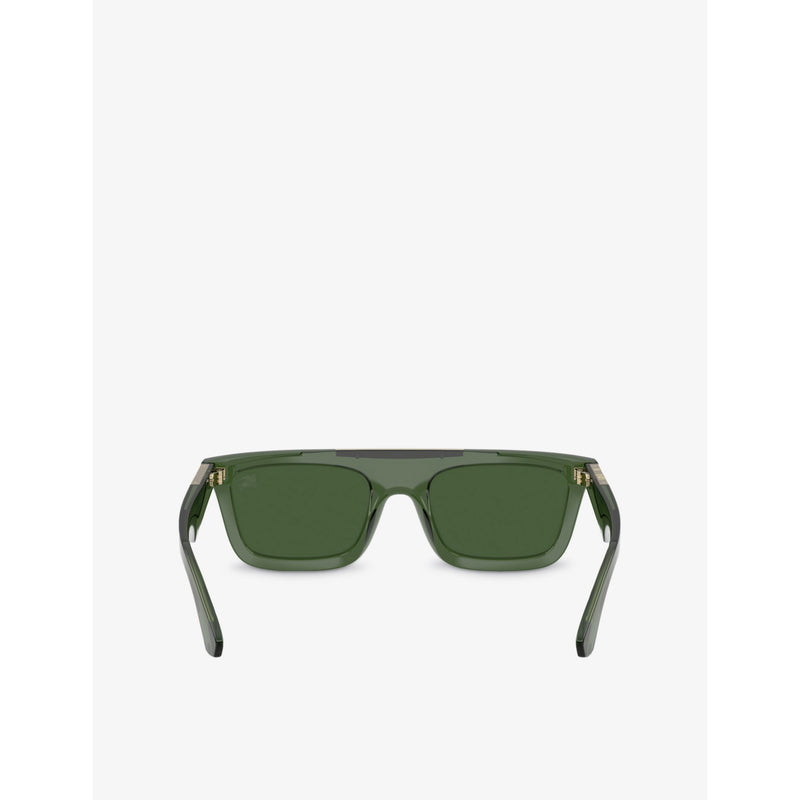 Burberry BE4451U rectangular acetate sunglasses, imported from the UK