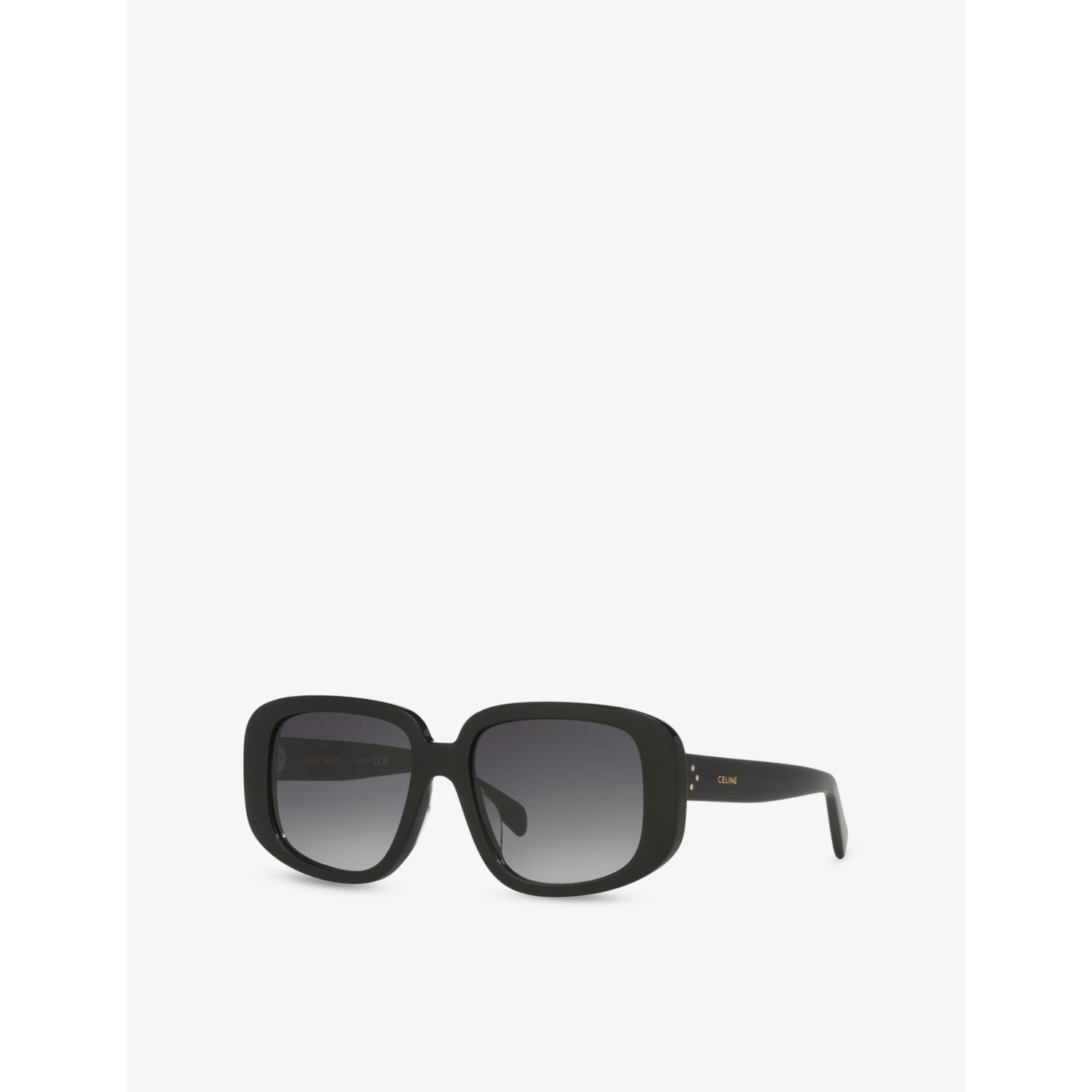 Celine square-frame acetate sunglasses with gold-tone hardware, imported from the UK