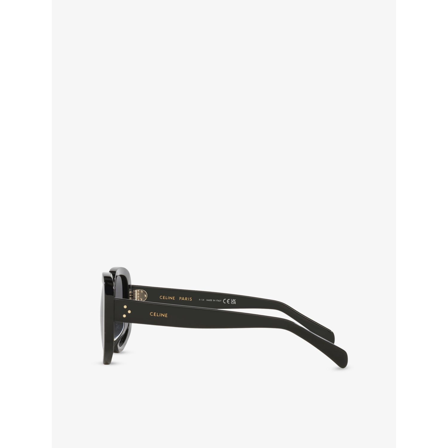 Celine square-frame acetate sunglasses with gold-tone hardware, imported from the UK