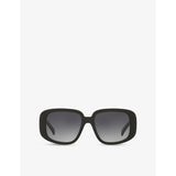 Celine square-frame acetate sunglasses with gold-tone hardware, imported from the UK