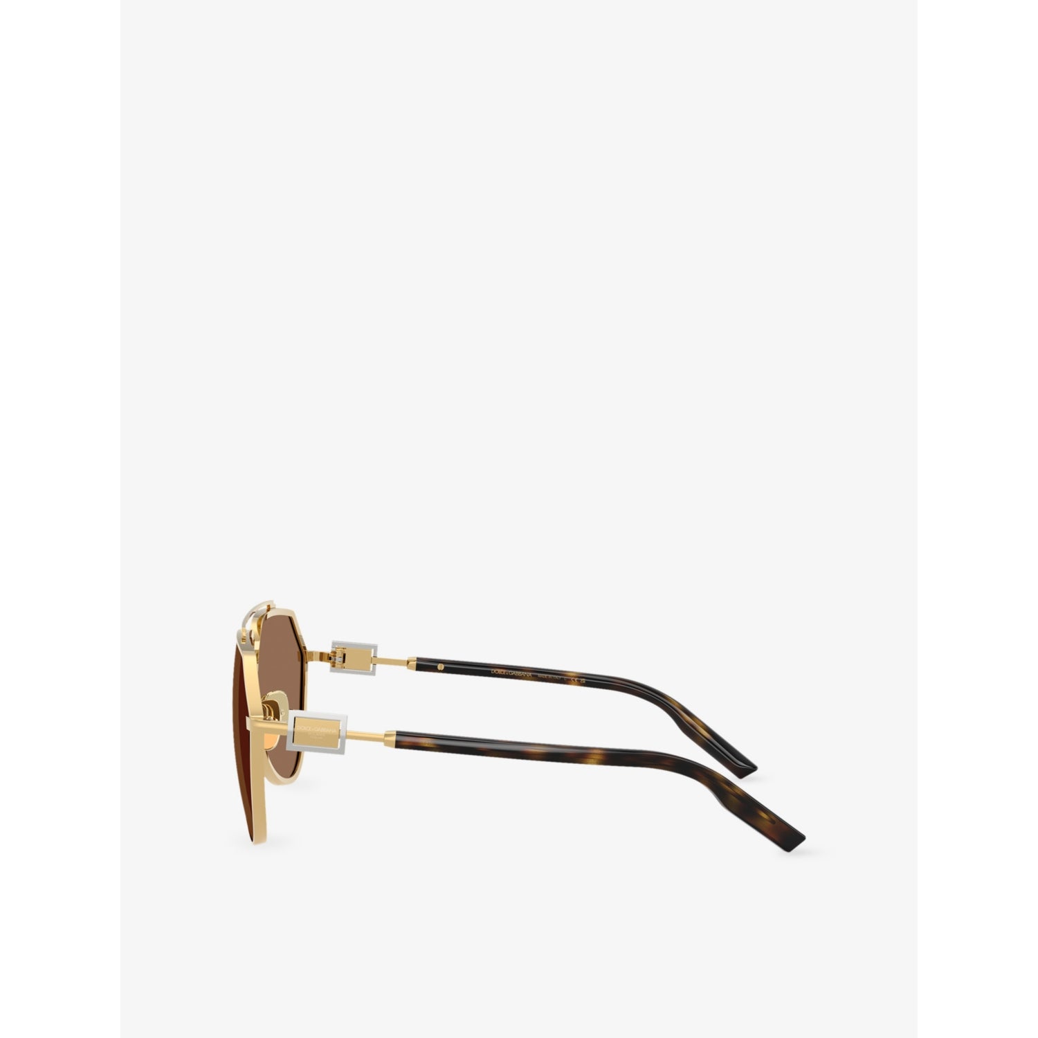 Dolce & Gabbana DG2315 pilot-frame metal sunglasses, UK version