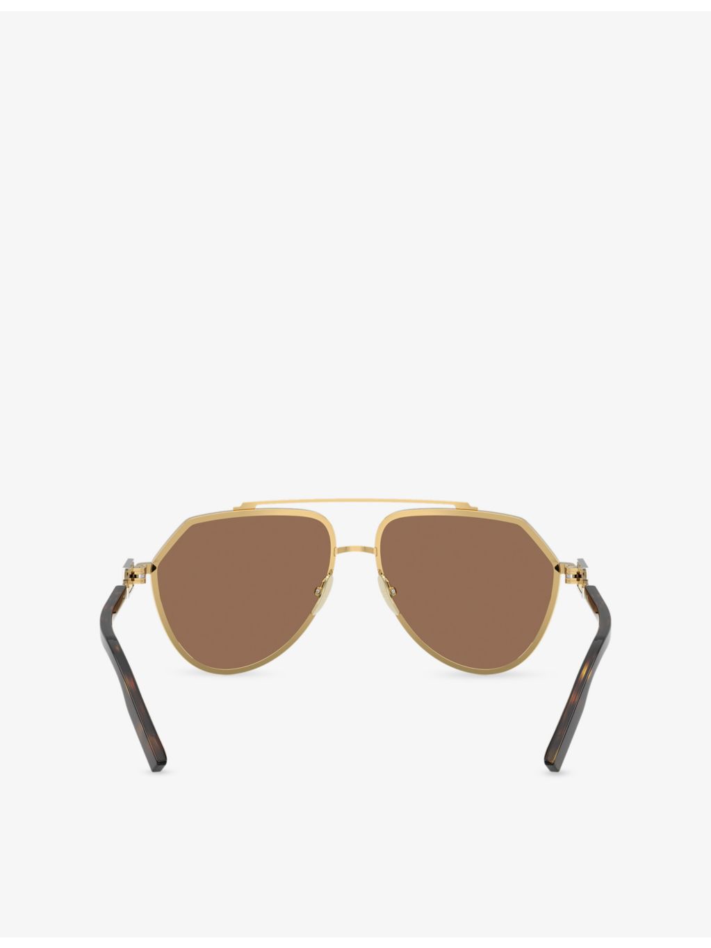 Dolce & Gabbana DG2315 pilot-frame metal sunglasses, UK version