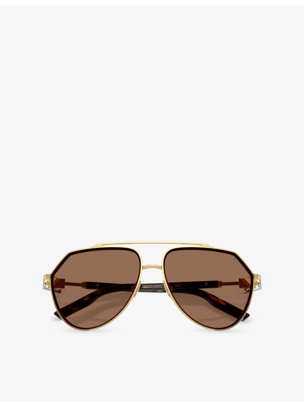 Dolce & Gabbana DG2315 pilot-frame metal sunglasses, UK version