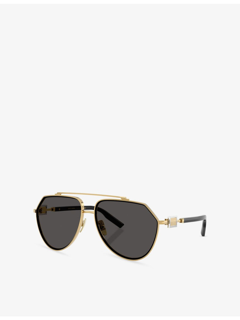 Dolce & Gabbana DG2315 pilot sunglasses metal frame, UK version