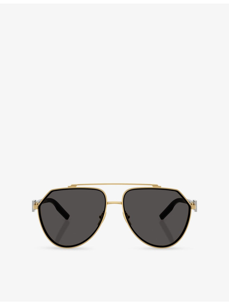 Dolce & Gabbana DG2315 pilot sunglasses metal frame, UK version