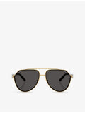 Dolce & Gabbana DG2315 pilot sunglasses metal frame, UK version