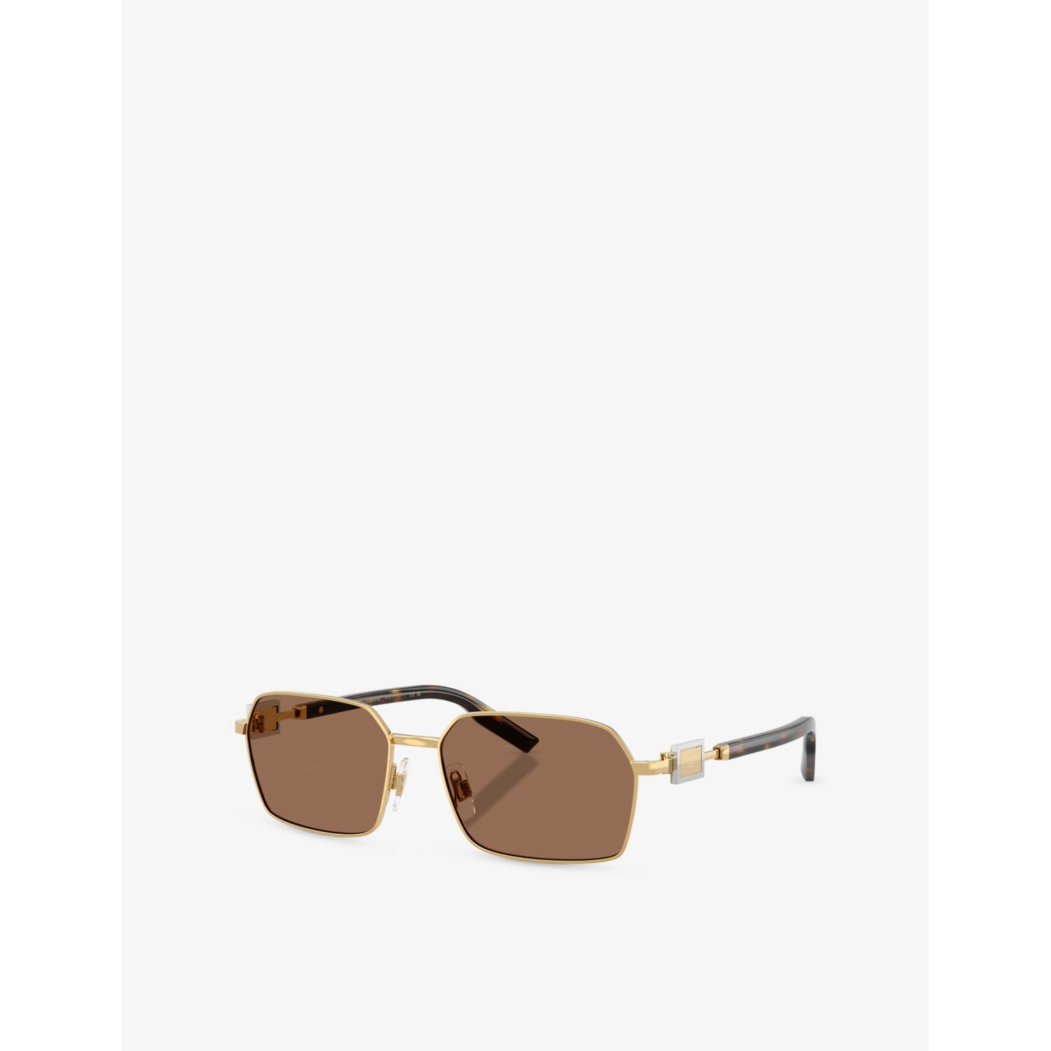Dolce & Gabbana DG2316 irregular-frame metal sunglasses - British product
