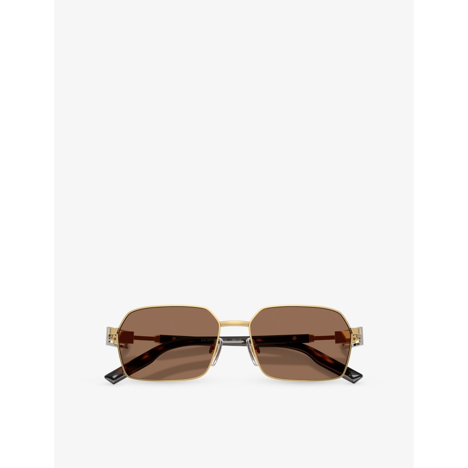 Dolce & Gabbana DG2316 irregular-frame metal sunglasses - British product