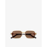Dolce & Gabbana DG2316 irregular-frame metal sunglasses - British product