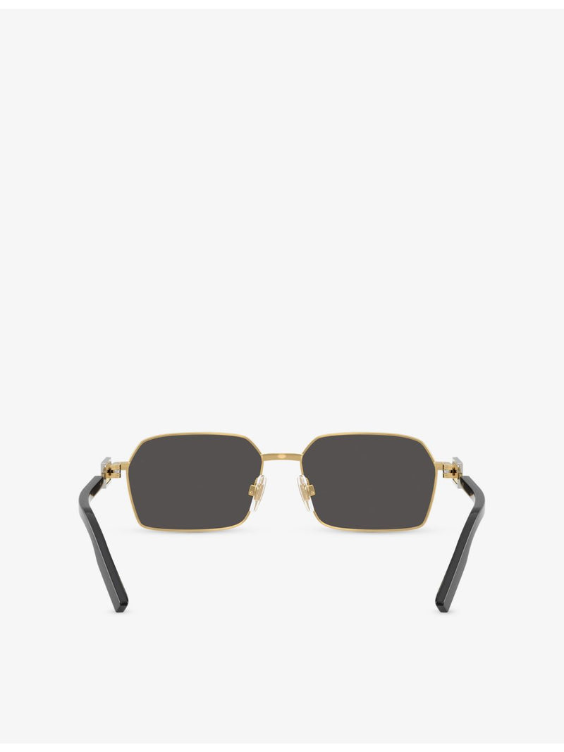 Dolce & Gabbana DG2316 metal irregular-frame sunglasses - British product
