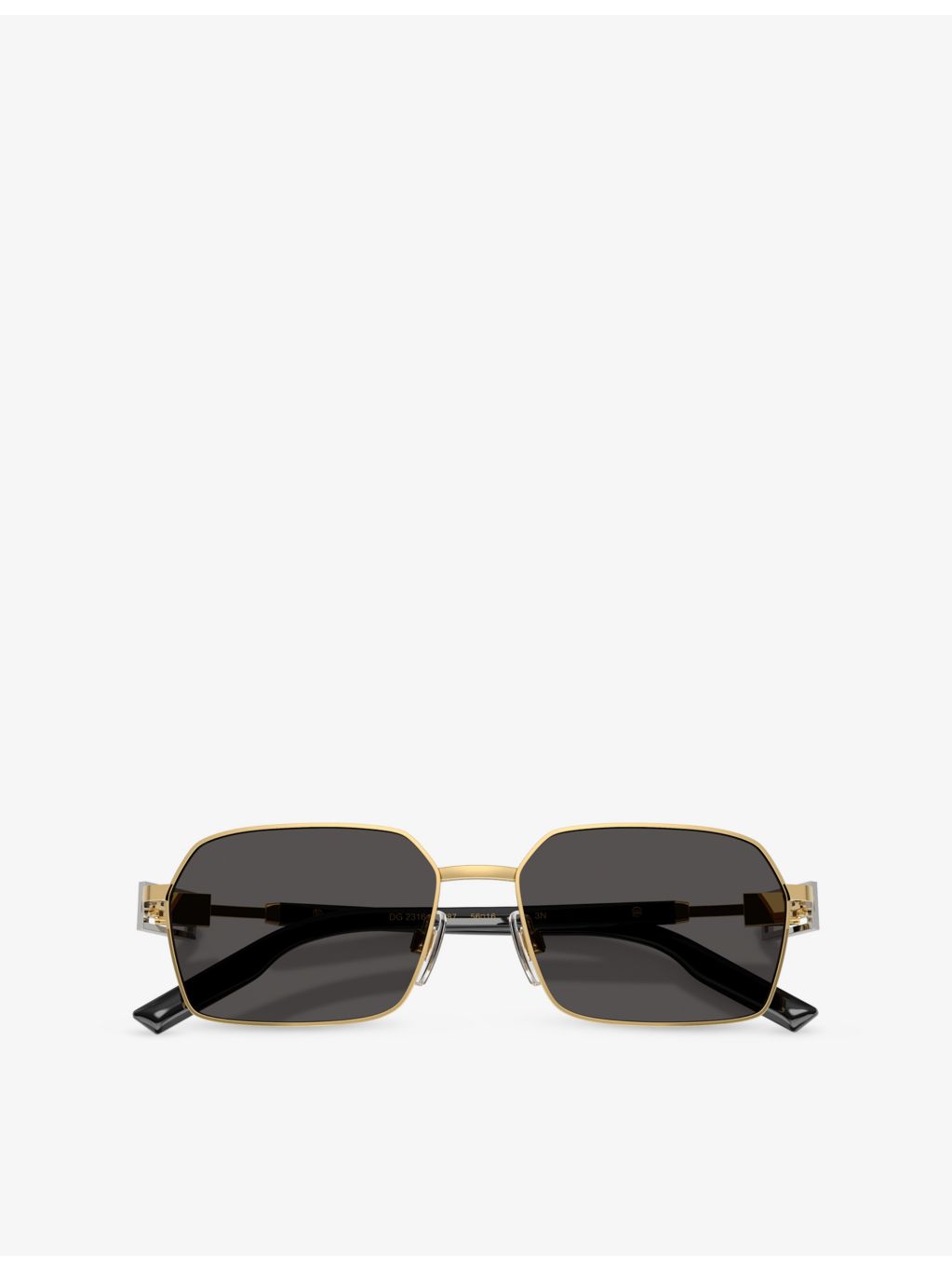 Dolce & Gabbana DG2316 metal irregular-frame sunglasses - British product