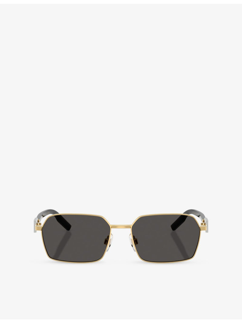 Dolce & Gabbana DG2316 metal irregular-frame sunglasses - British product