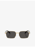 Dolce & Gabbana DG2316 metal irregular-frame sunglasses - British product