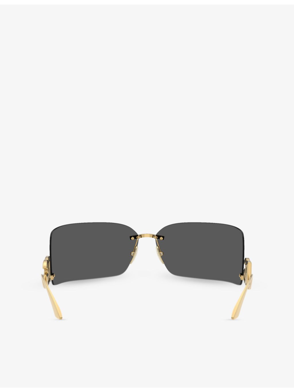 Dolce & Gabbana DG2319 irregular-frame metal sunglasses, imported from the UK