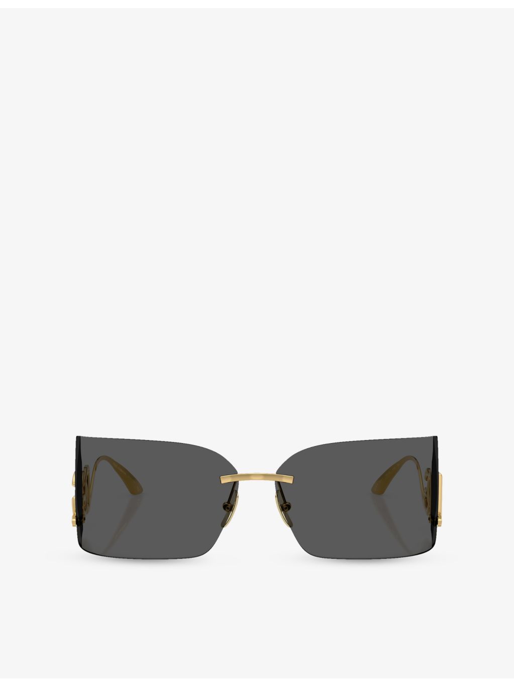 Dolce & Gabbana DG2319 irregular-frame metal sunglasses, imported from the UK