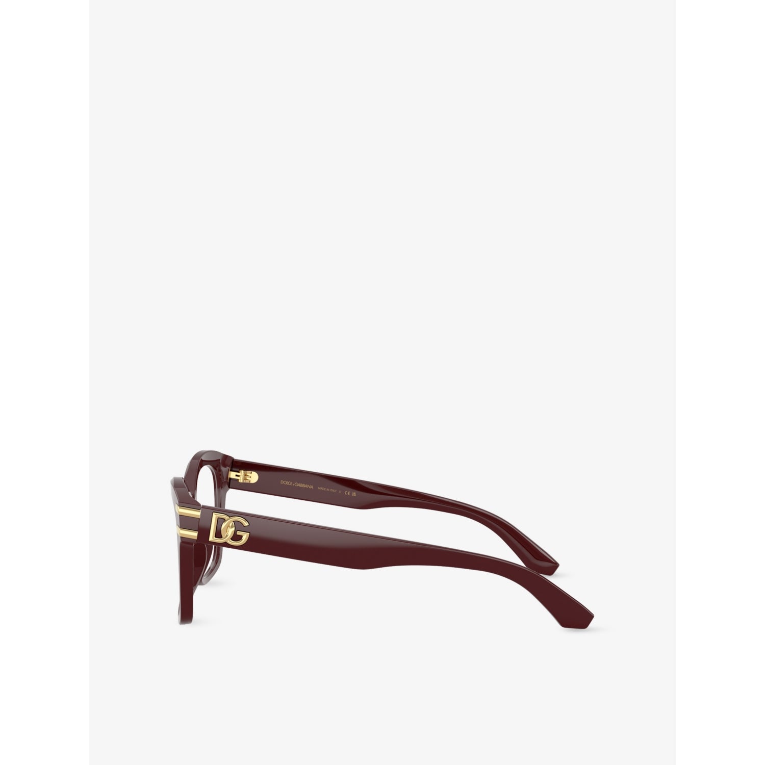 Dolce & Gabbana square-frame acetate optical glasses, imported from the UK