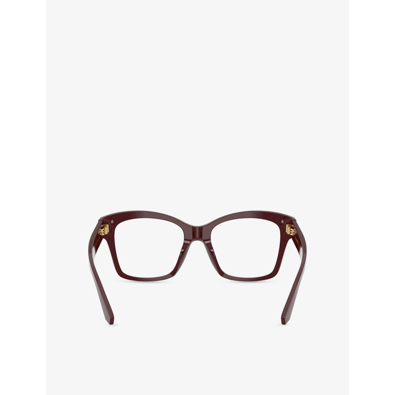 Dolce & Gabbana square-frame acetate optical glasses, imported from the UK