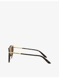 Dolce & Gabbana butterfly-frame acetate sunglasses with tortoiseshell finish - British product