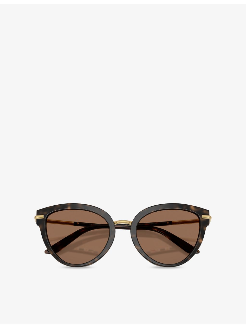 Dolce & Gabbana butterfly-frame acetate sunglasses with tortoiseshell finish - British product