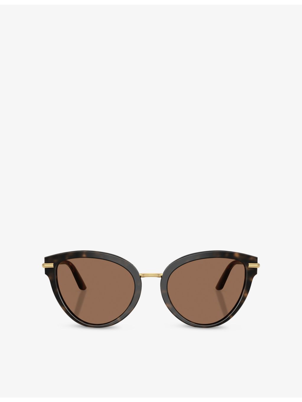 Dolce & Gabbana butterfly-frame acetate sunglasses with tortoiseshell finish - British product