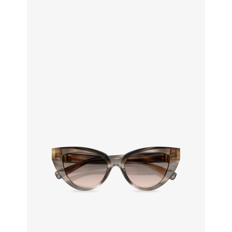 Dolce & Gabbana cat-eye acetate sunglasses DG4497, imported from the UK