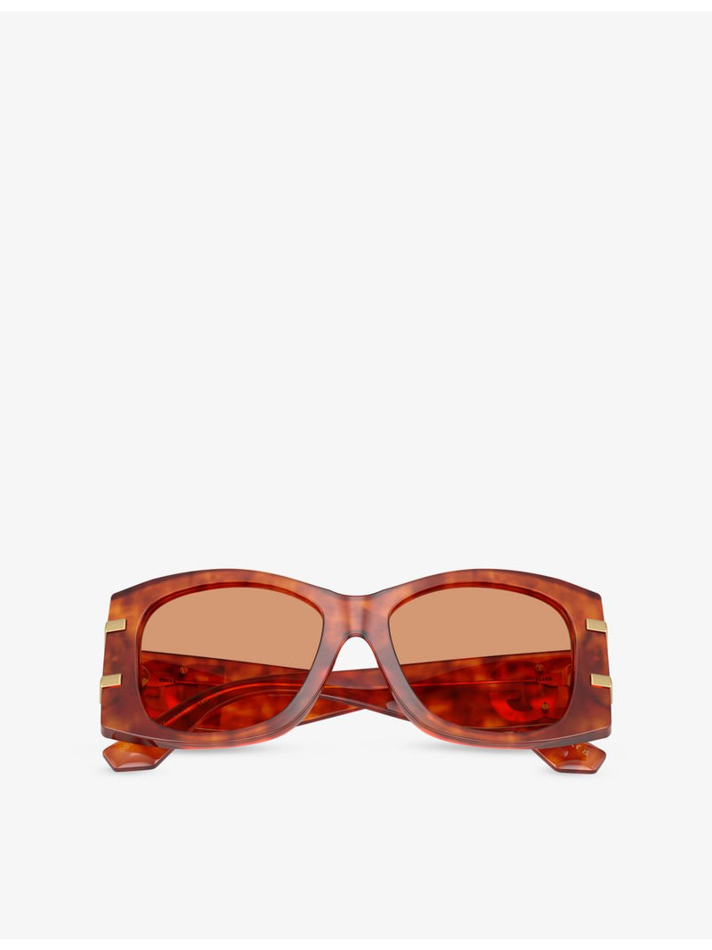 Dolce & Gabbana butterfly-frame acetate sunglasses, tortoiseshell - British product