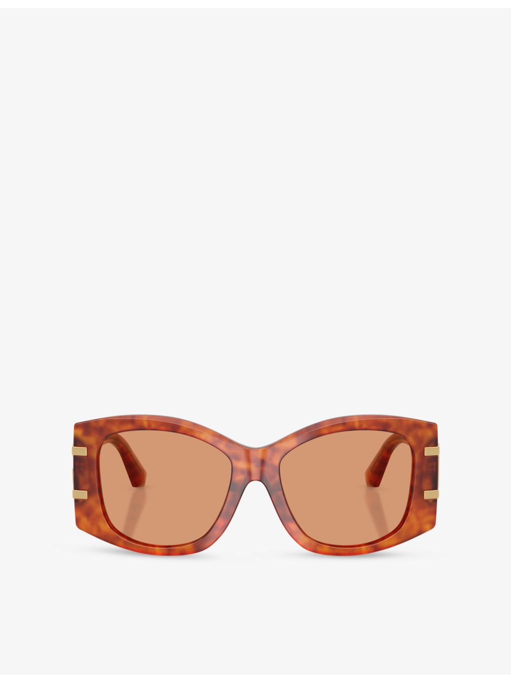 Dolce & Gabbana butterfly-frame acetate sunglasses, tortoiseshell - British product