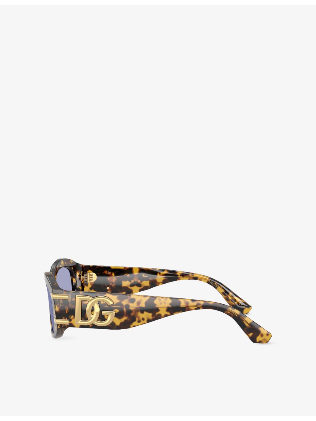 Dolce & Gabbana DG4502 oval acetate sunglasses in tortoiseshell (British brand)