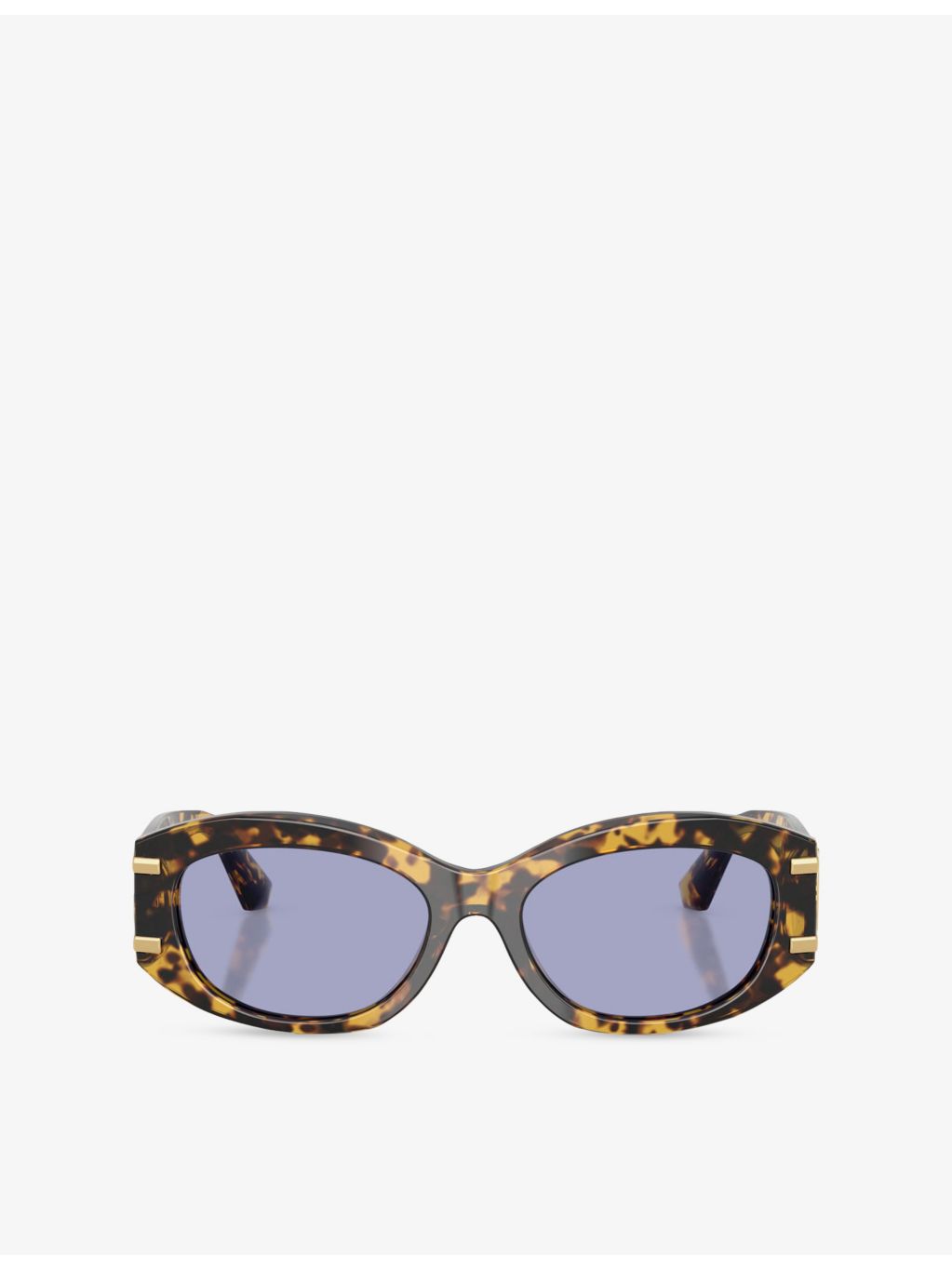 Dolce & Gabbana DG4502 oval acetate sunglasses in tortoiseshell (British brand)