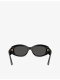 Dolce & Gabbana oval-frame acetate sunglasses DG4502 (British brand)
